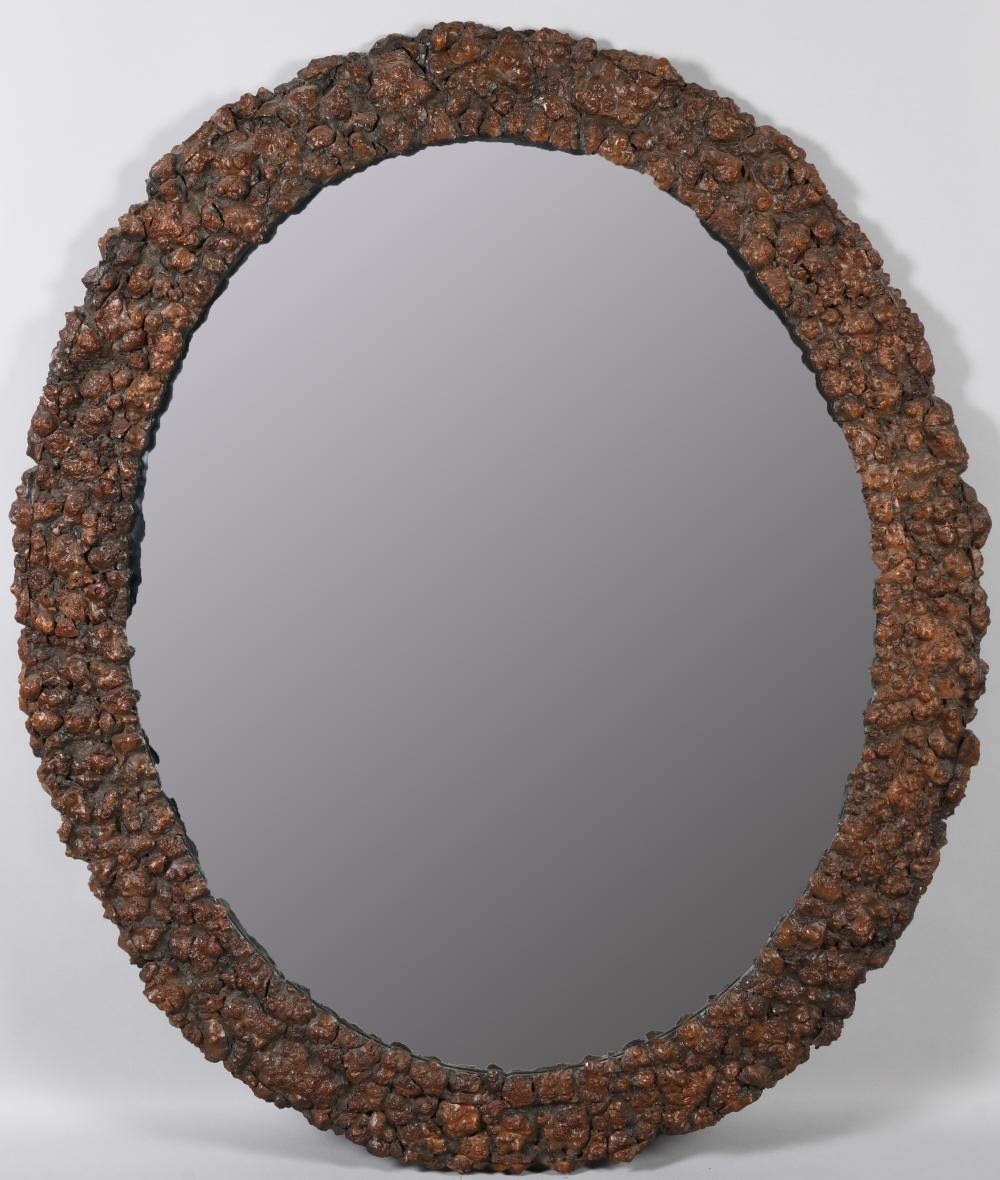 RUSTIC ROOTWOOD MIRROR 59 X 50