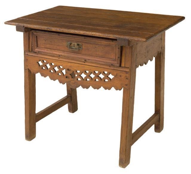 RUSTIC SPANISH PLANK TOP PINE