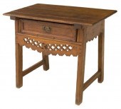 RUSTIC SPANISH PLANK TOP PINE