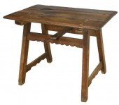 RUSTIC SPANISH WORK TABLE, 18T