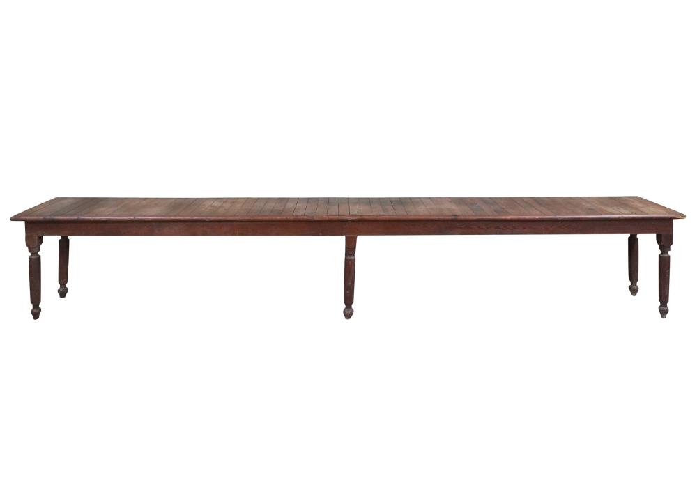 RUSTIC STAINED PINE TABLERustic