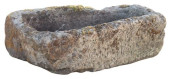 RUSTIC STONE TROUGH, 18TH C.<b