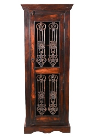 RUSTIC STYLE WOOD AND WROUGHT
