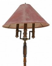 RUSTIC THREE-LIGHT WOOD & META
