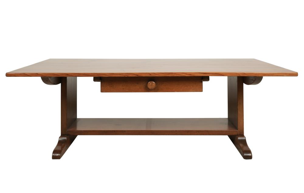 RUSTIC TRESTLE-BASE COFFEE