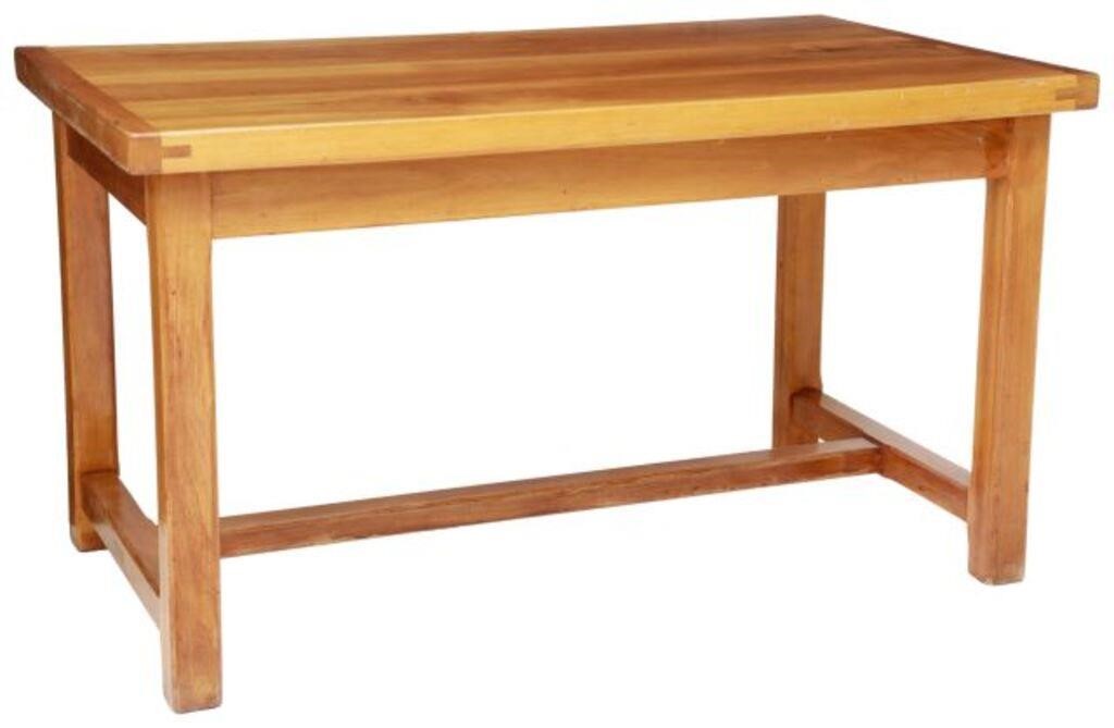 RUSTIC WALNUT PLANK-TOP TABLERustic