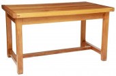 RUSTIC WALNUT PLANK-TOP TABLER