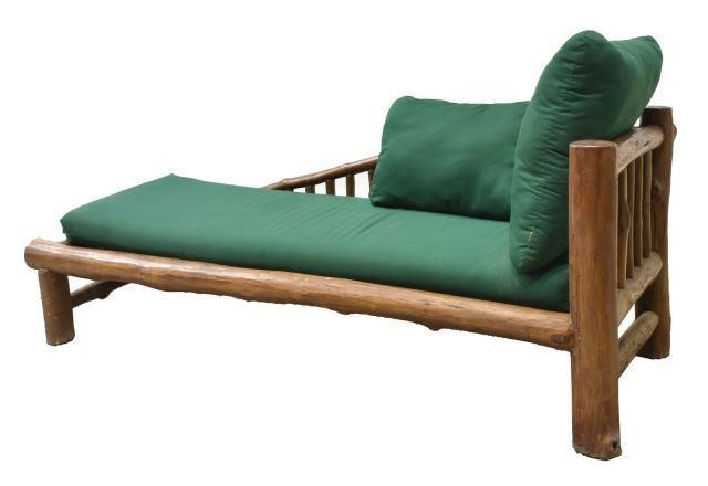 RUSTIC WESTERN CHAISE LOUNGE