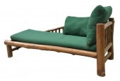 RUSTIC WESTERN CHAISE LOUNGE D