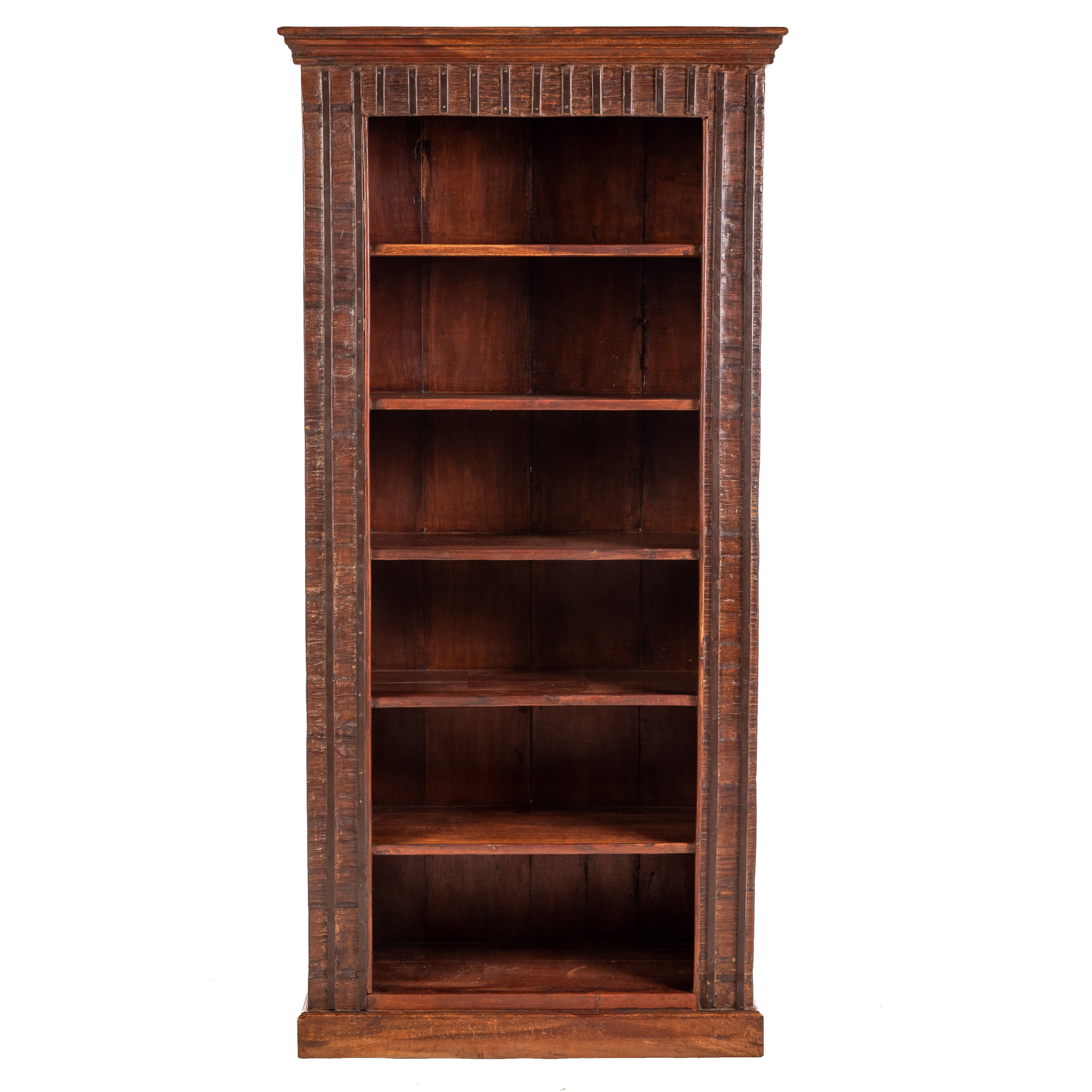 RUSTIC WOOD BOOKCASE 20th