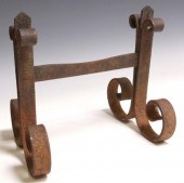 RUSTIC WROUGHT IRON BOOT SCRAP