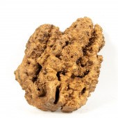 RUSTICALLY CARVED WOODEN BOWL
