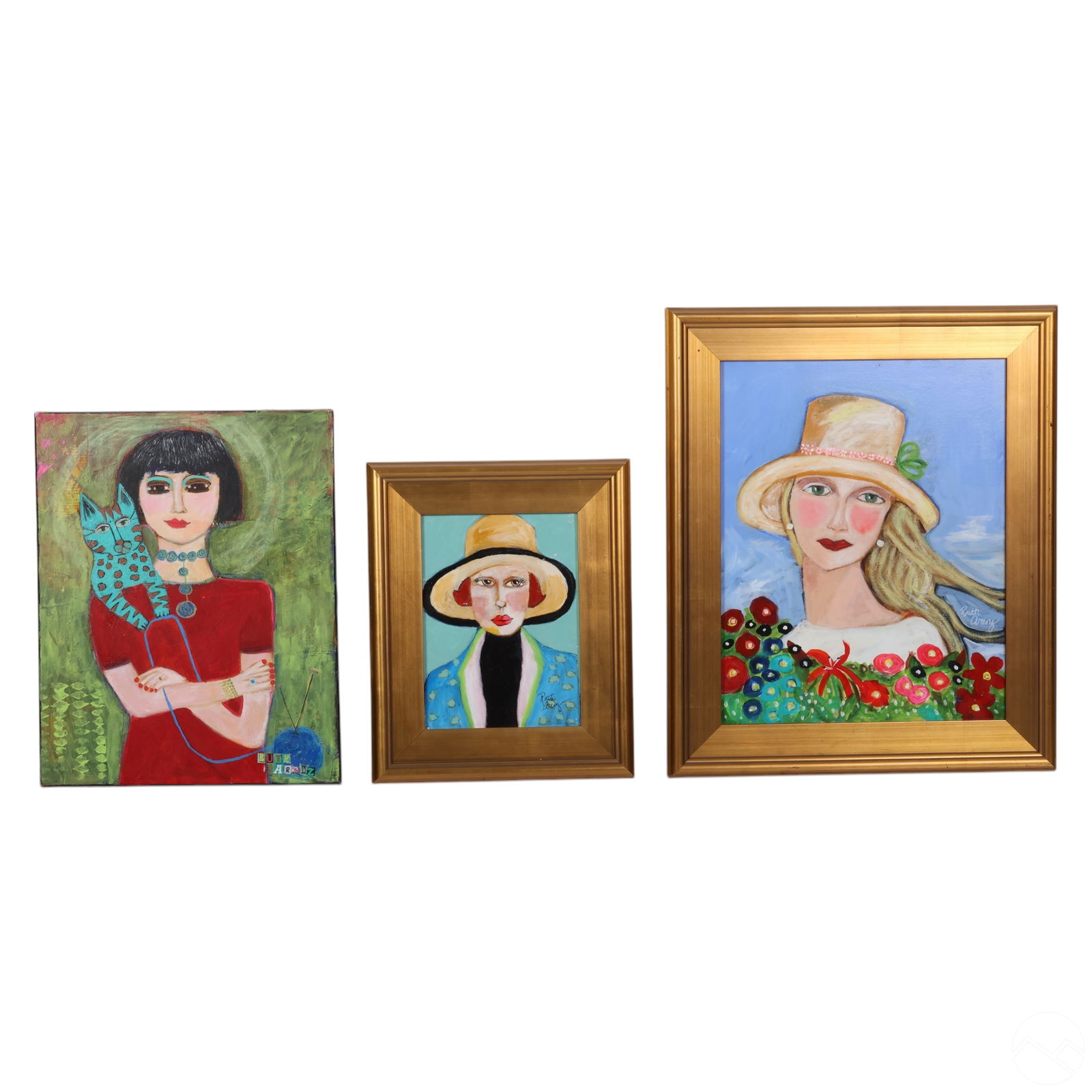 RUTH ARENZ 20C COLORFUL PORTRAIT