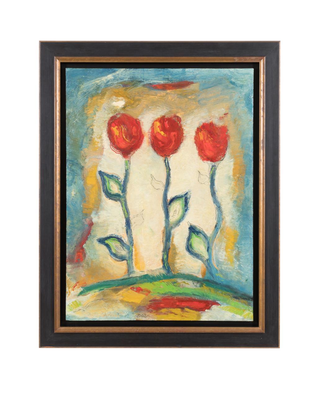 RUTH BARRETT "TRIO OF TULIPS" M/M