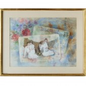 RUTH COBB, WATERCOLOR ON PAPER