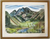 RUTH ELISE HALVORSEN WATERCOLO