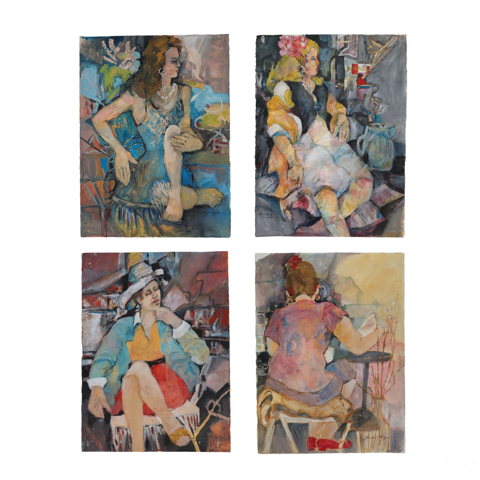 RUTH KARP 1925-2021 WATERCOLOR