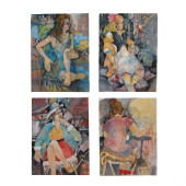 RUTH KARP 1925-2021 WATERCOLOR