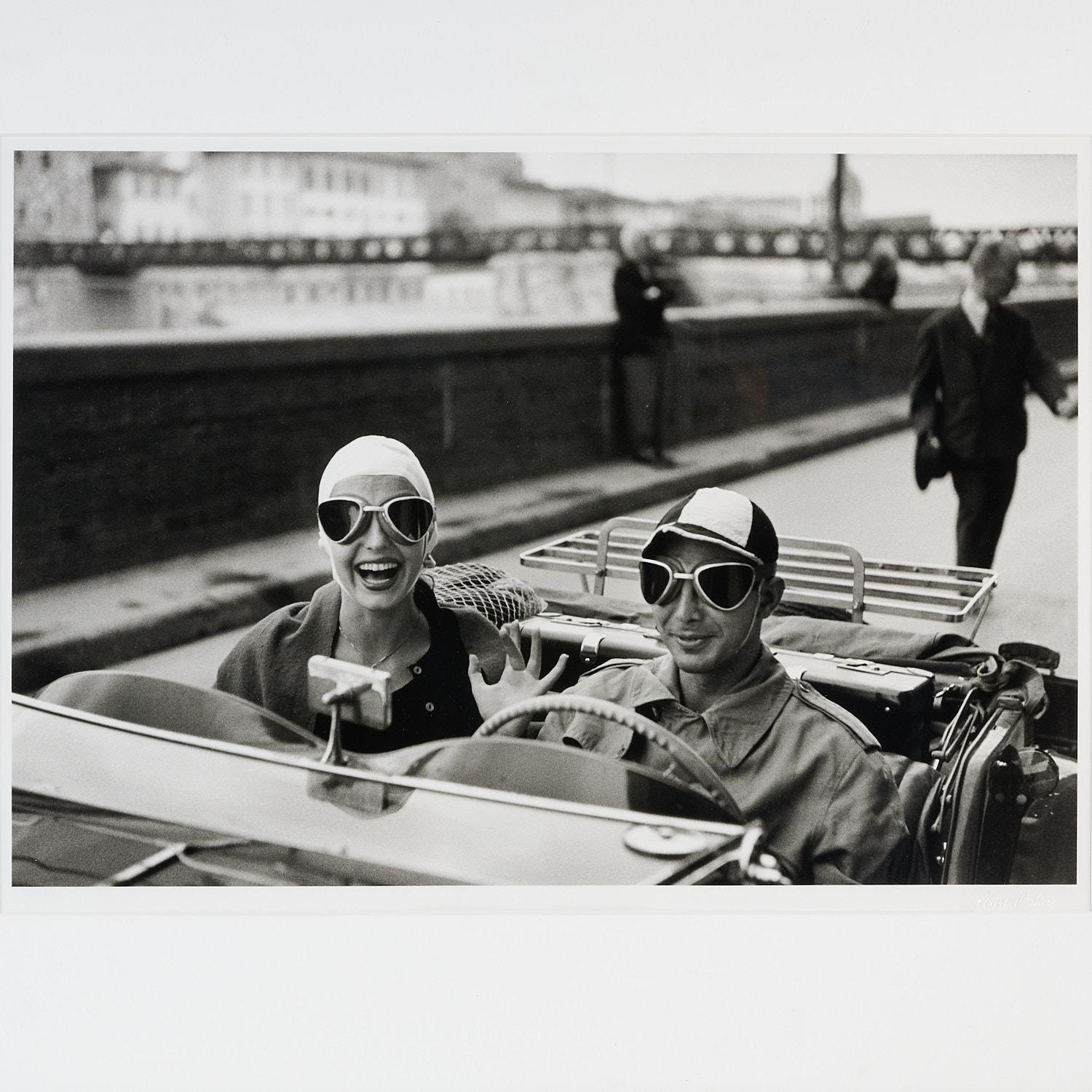 RUTH ORKIN, COUPLE IN MG, 1951 Ruth