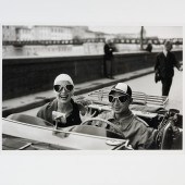 RUTH ORKIN, COUPLE IN MG, 1951
