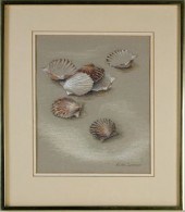 RUTH SUMNER PASTEL ON PAPER "S