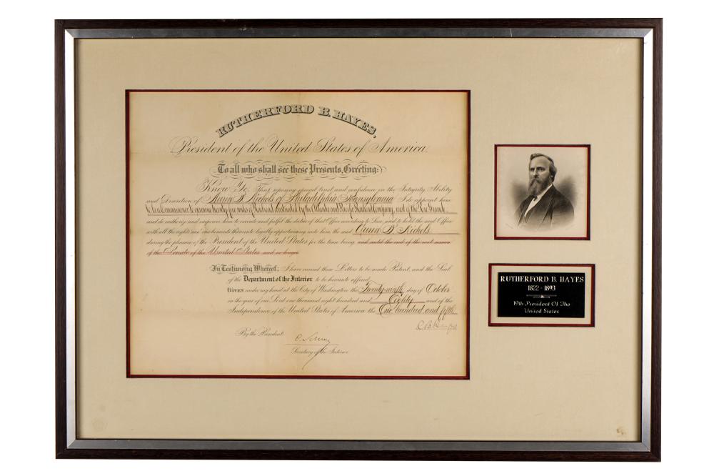 RUTHERFORD B. HAYES (1822 -