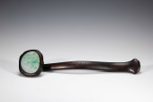 RUYI SCEPTER INLAID WITH JADEI