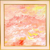 RYA SIGNED ABSTRACT IMPASTO OI