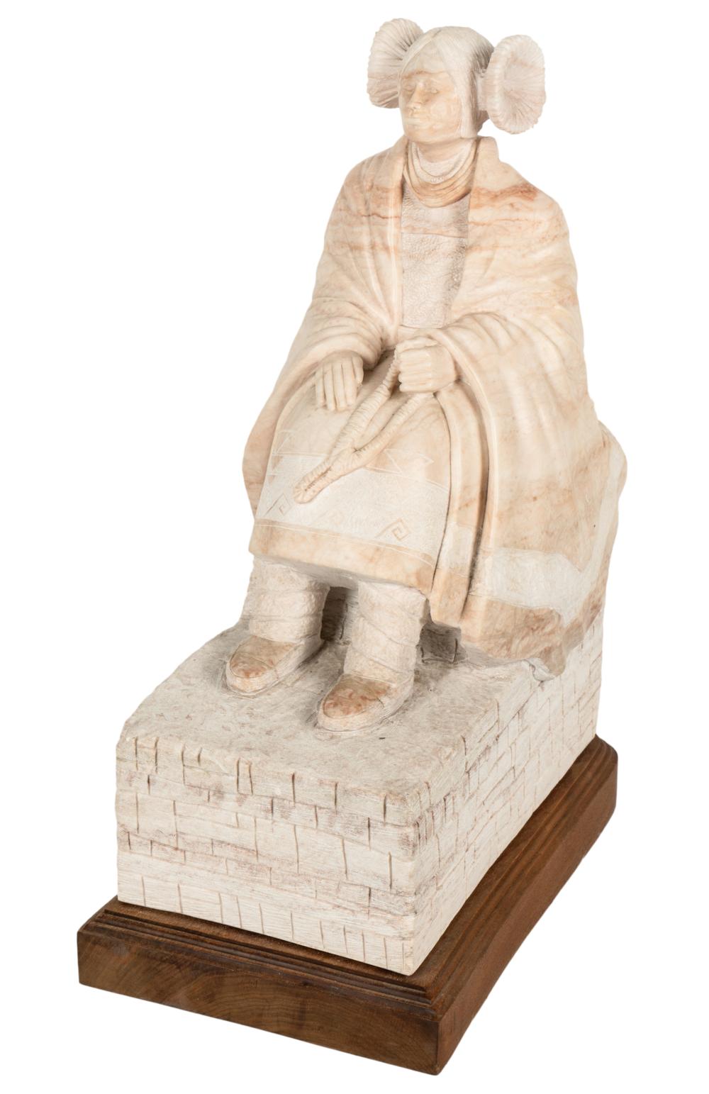 RYAN BENALLY, SEATED HOPI
