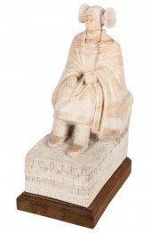 RYAN BENALLY, SEATED HOPI GIRL