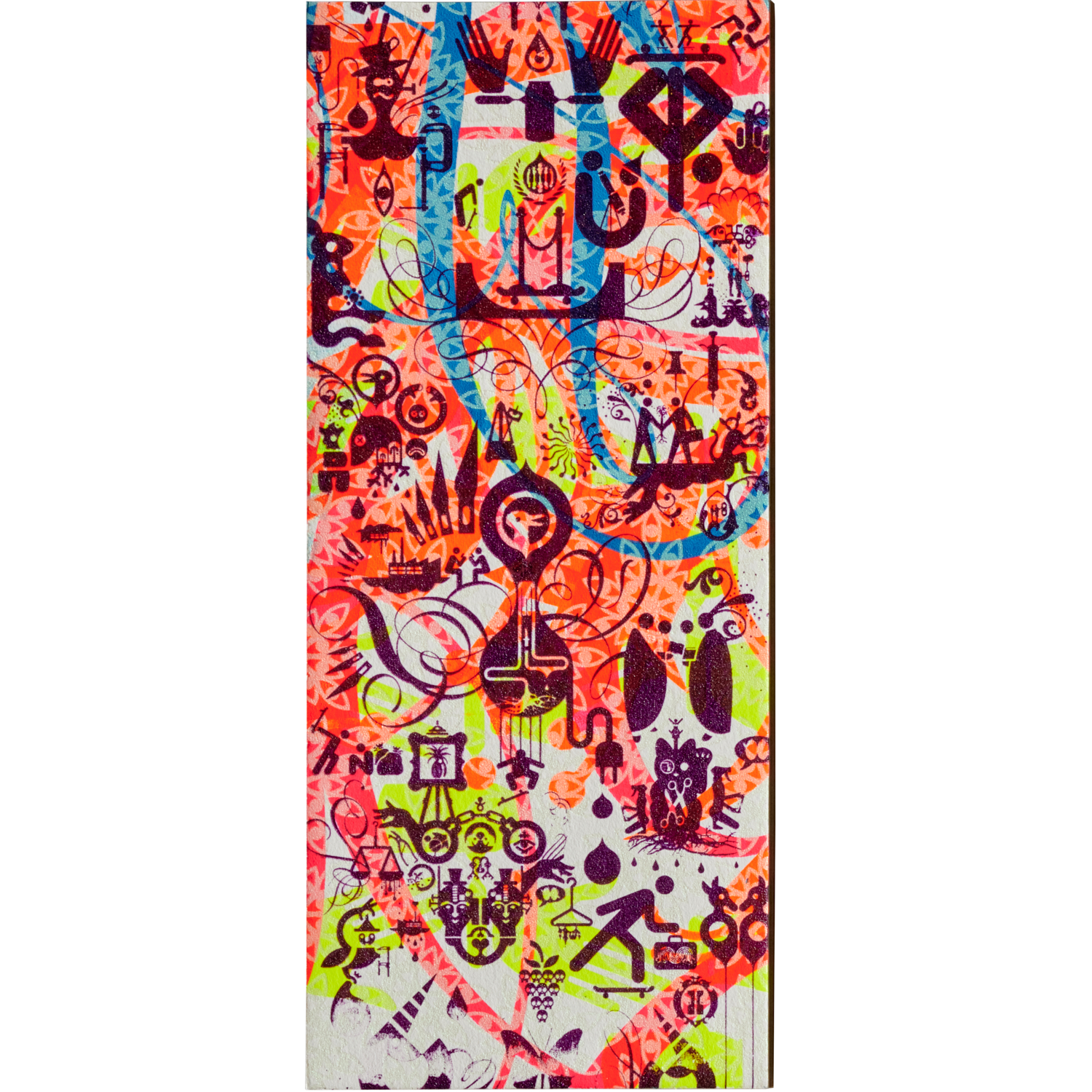 RYAN MCGINNESS, ACRYLIC ON BOARD,