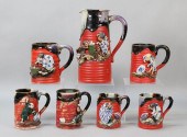 RYOSAI SUMIDA POTTERY PITCHER