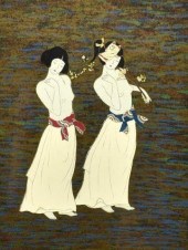 RYUSEI OKAMOTO (B.1949) TWO WO