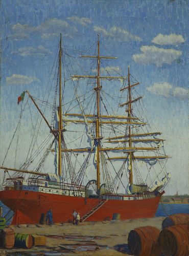 S. BROWNELL OIL ON CANVAS