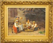 S. FERRAZZI GENRE SCENES. Ferr