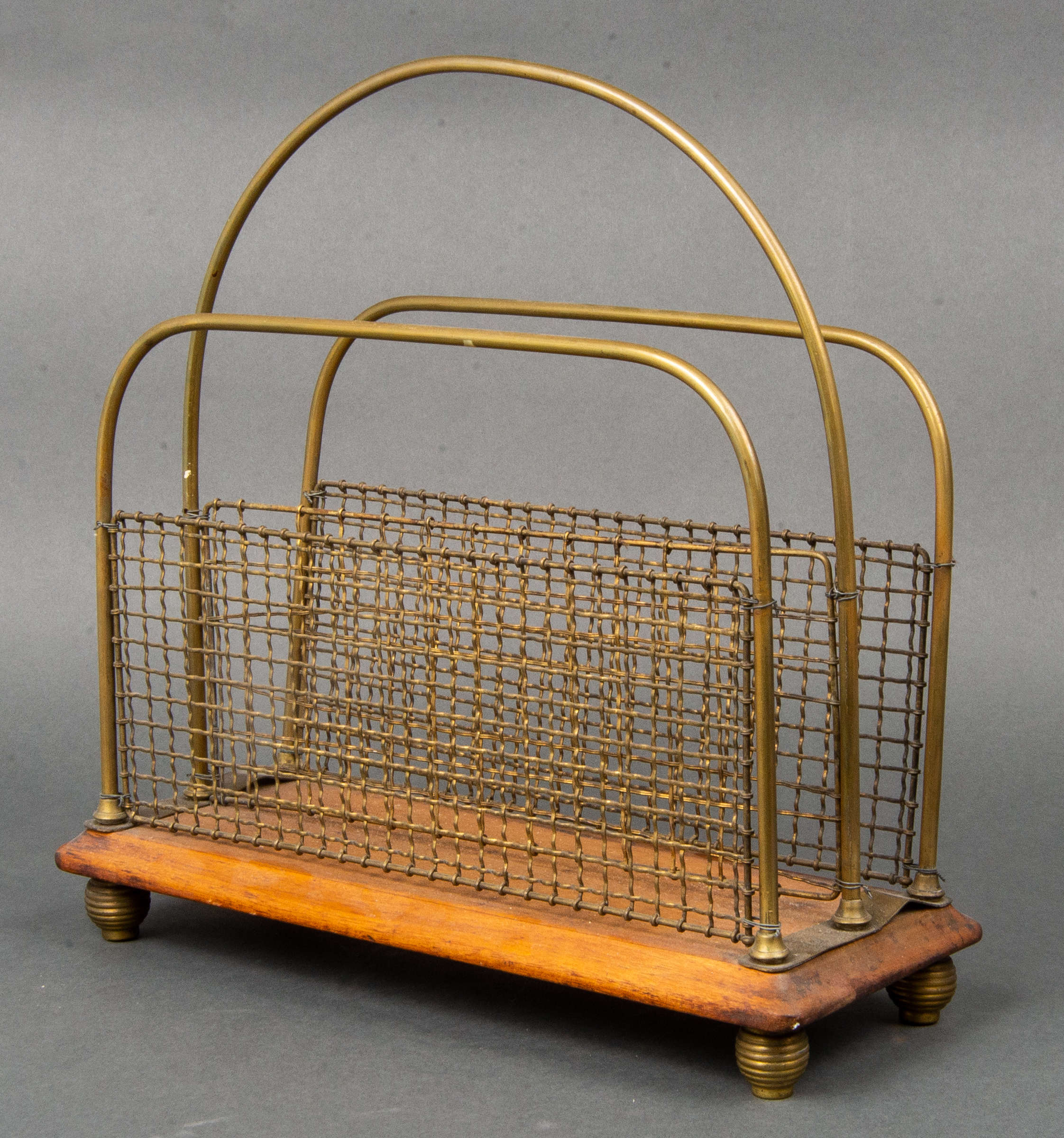 S. HALL ARTS & CRAFTS MAGAZINE RACK