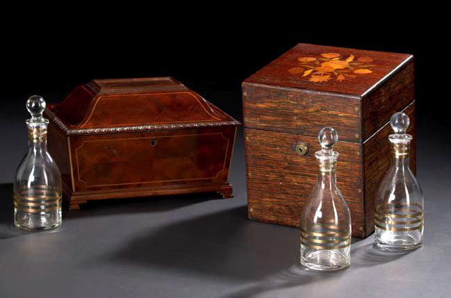 S. Kamar, London, Oak and Inlaid
