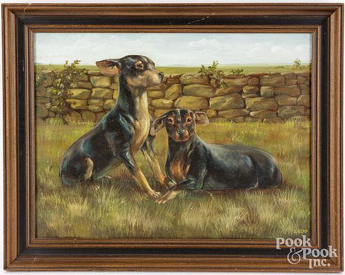 S. KEMP CONTEMPORARY OIL ON