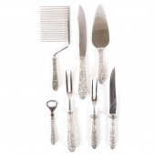 S. KIRK REPOUSSE VARIOUS 7PC.