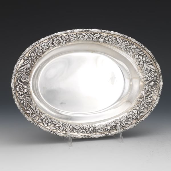 S KIRK & SON BREAD DISH 2"H x 11" x