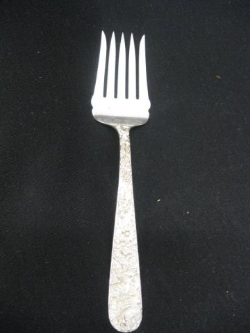 S. Kirk & Son Repousse' Buffet Fork