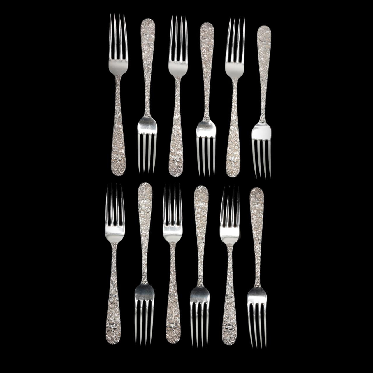 S. KIRK & SON "REPOUSSE" SILVER