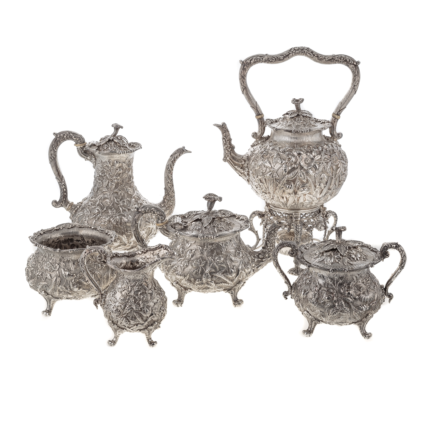 S KIRK & SON STERLING REPOUSSE
