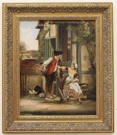 S. LEVY OIL ON CANVASS. LEVY O