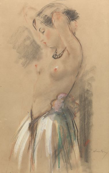 S. NIKOLSKY (20TH CENTURY) 19" x 12