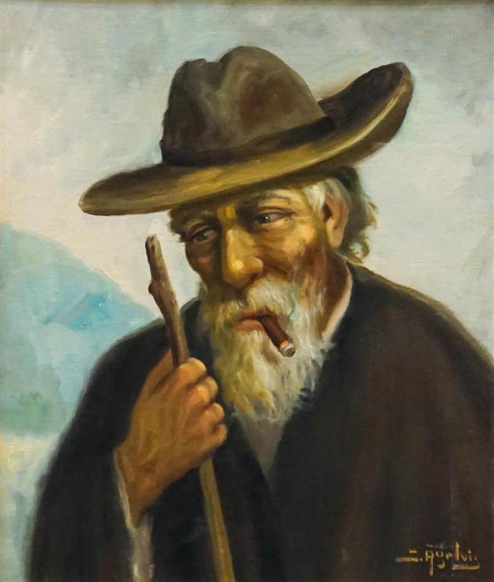 S. ROALVIS(?), BEARDED MAN