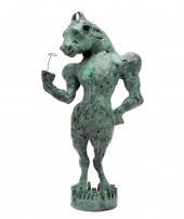 S. RYDER BRONZE "MINOTAUR SNIF