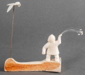 S. SEEGANNA INUIT CARVED FIGUR
