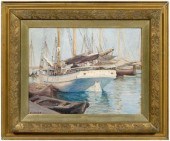 S. Weber painting, sailing boa