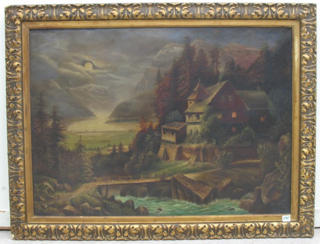 S.A. YOAKAM OIL ON CANVAS Evening